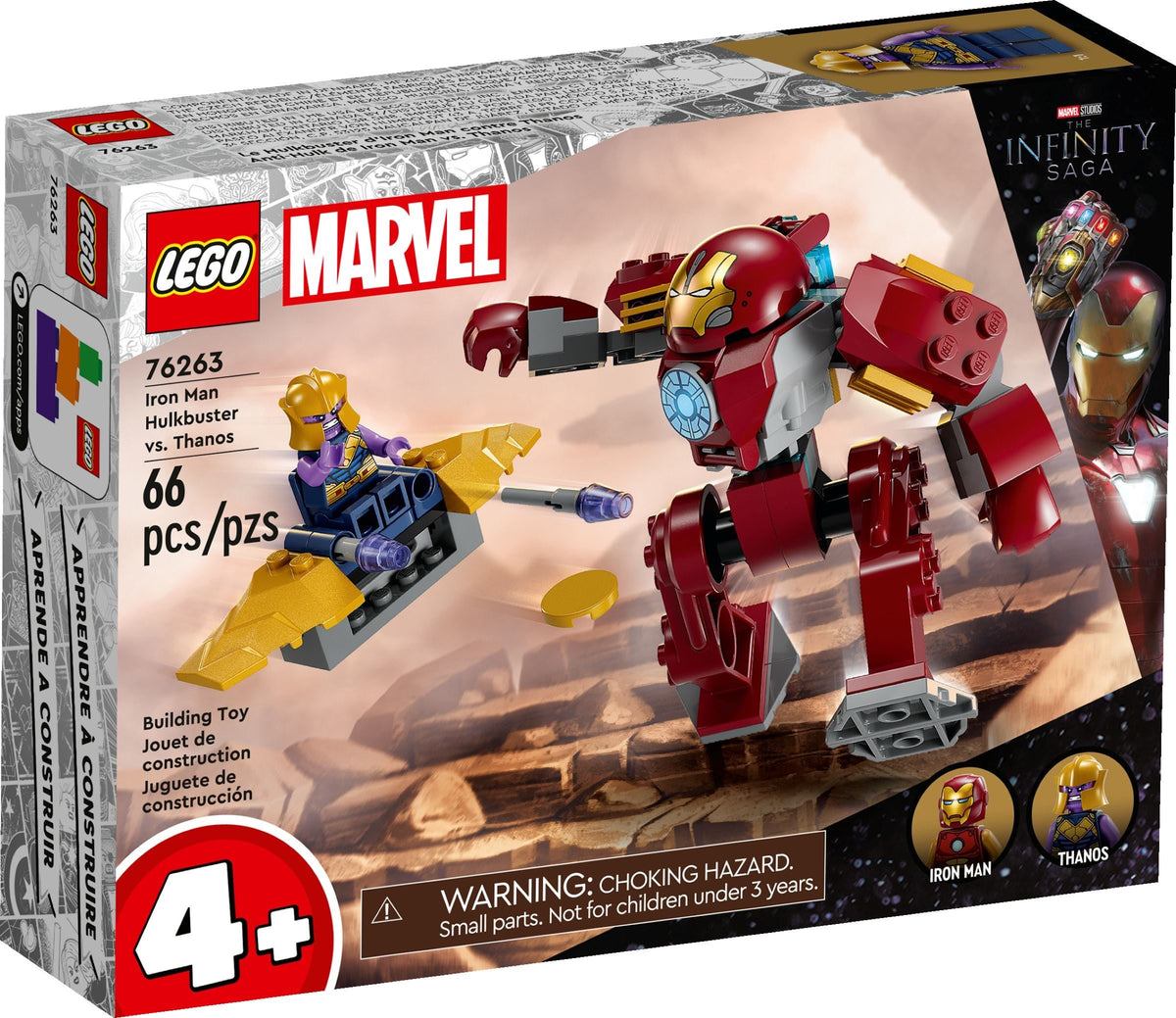 LEGO Marvel Super Heroes 76263 Iron Man Hulkbuster vs. Thanos 