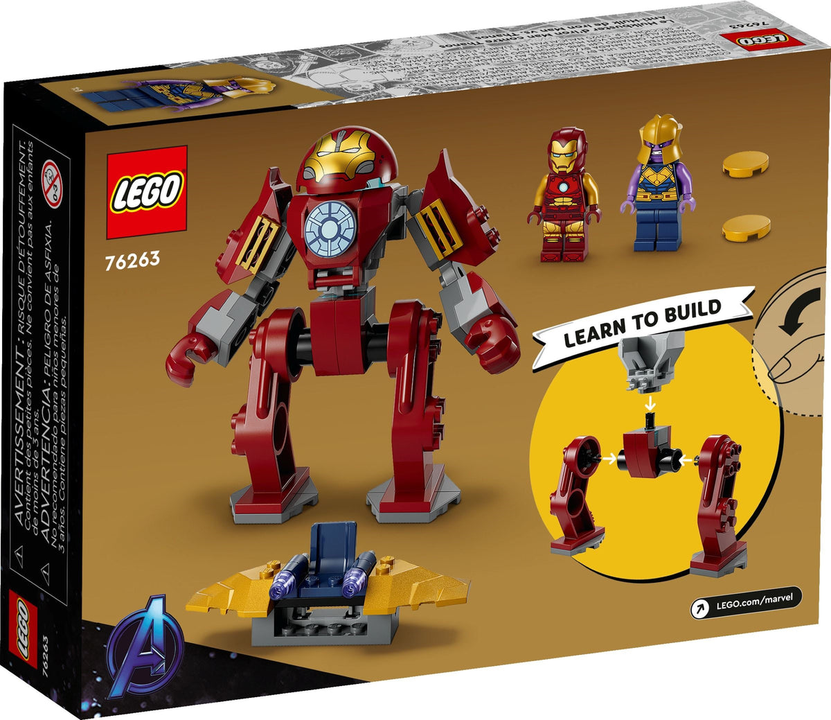 LEGO Marvel Super Heroes 76263 Iron Man Hulkbuster vs. Thanos 