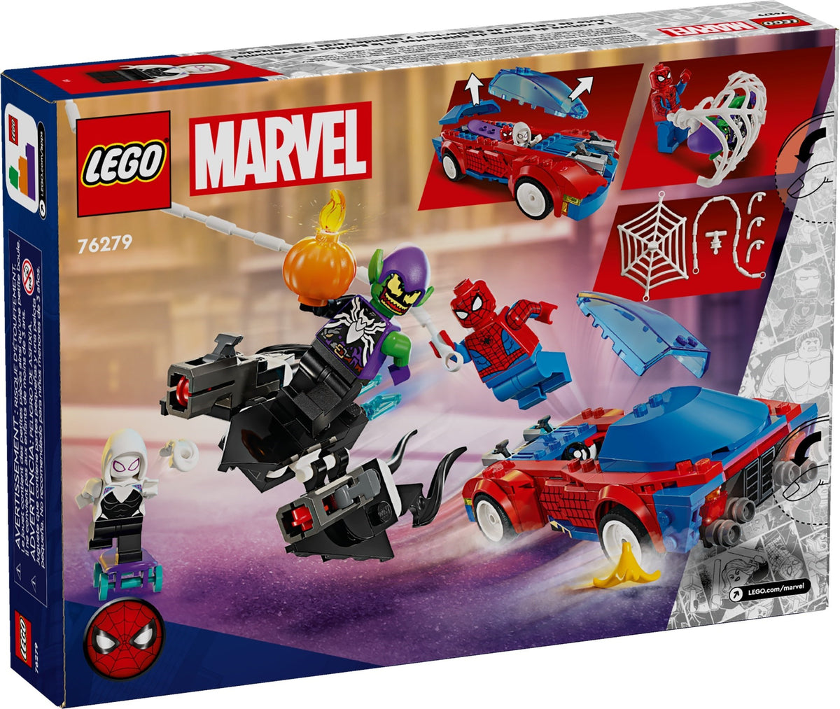 LEGO Marvel Super Heroes 76279 Spider-Mans Rennauto & Venom Green Goblin