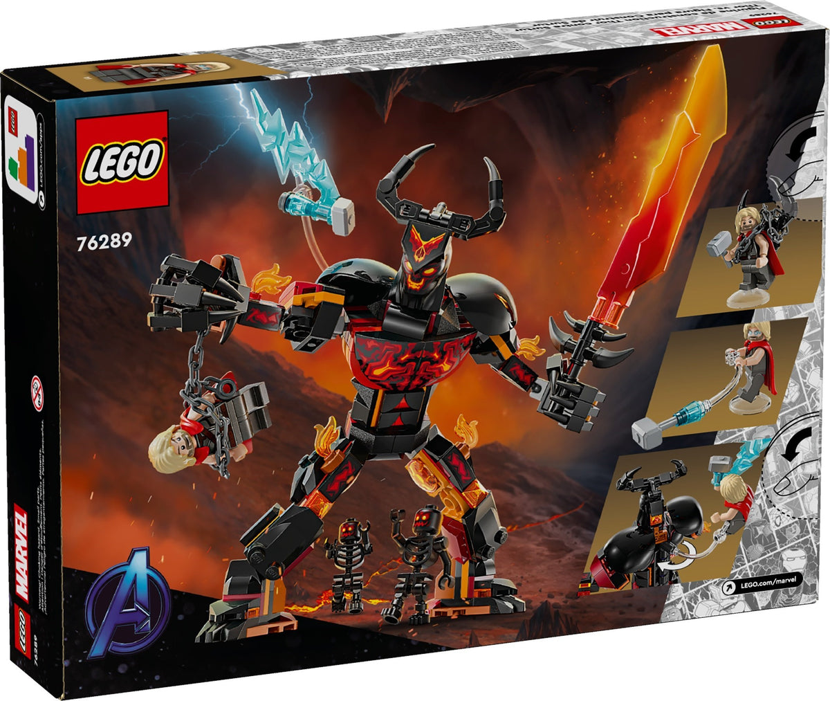LEGO Marvel Super Heroes 76289 Thor vs. Surtur Baufigur