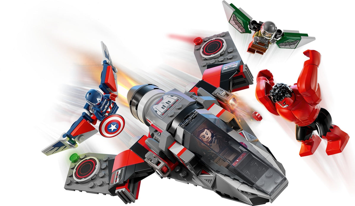 LEGO Marvel Super Heroes 76292 Showdown zwischen Captain America und Red Hulk