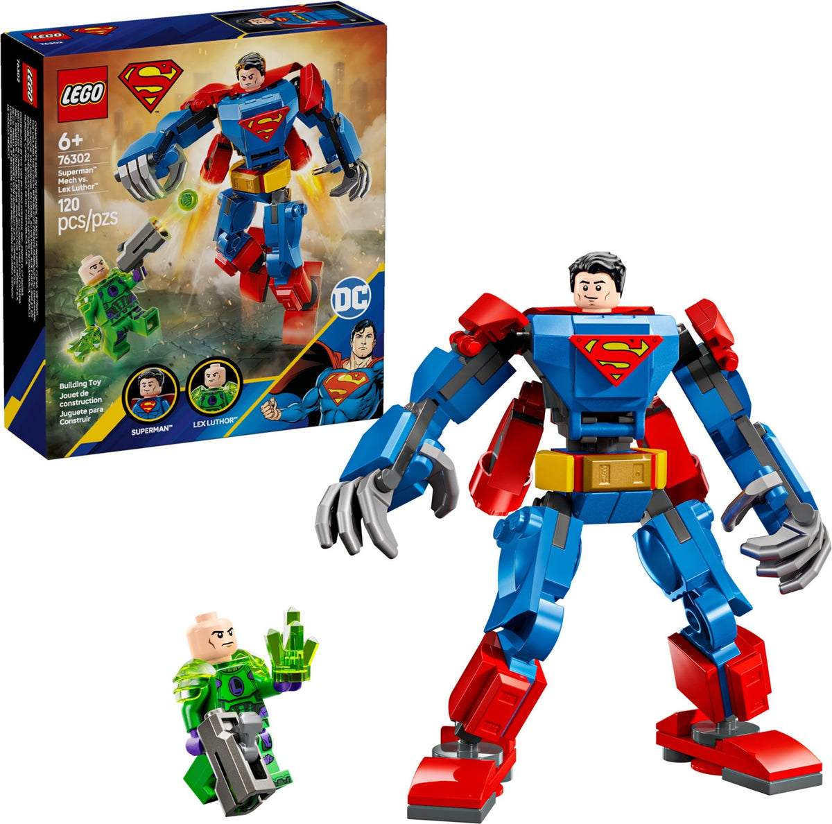 LEGO DC Super Heroes 76302 Superman Mech vs. Lex Luthor