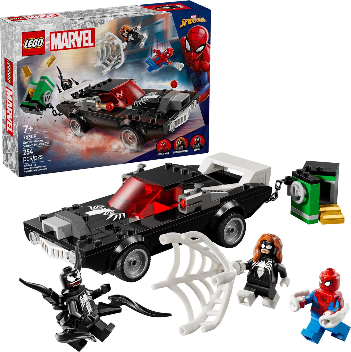 LEGO Marvel Super Heroes 76309 Spider-Man vs. Venom Muscle-Car