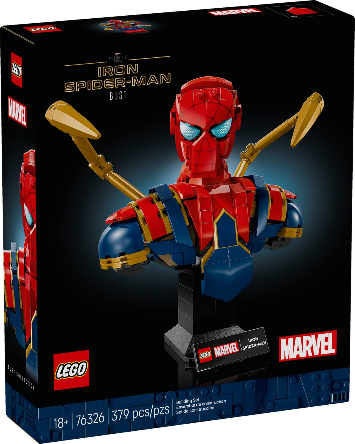 LEGO Marvel Super Heroes 76326 Iron Spider-Man Büste