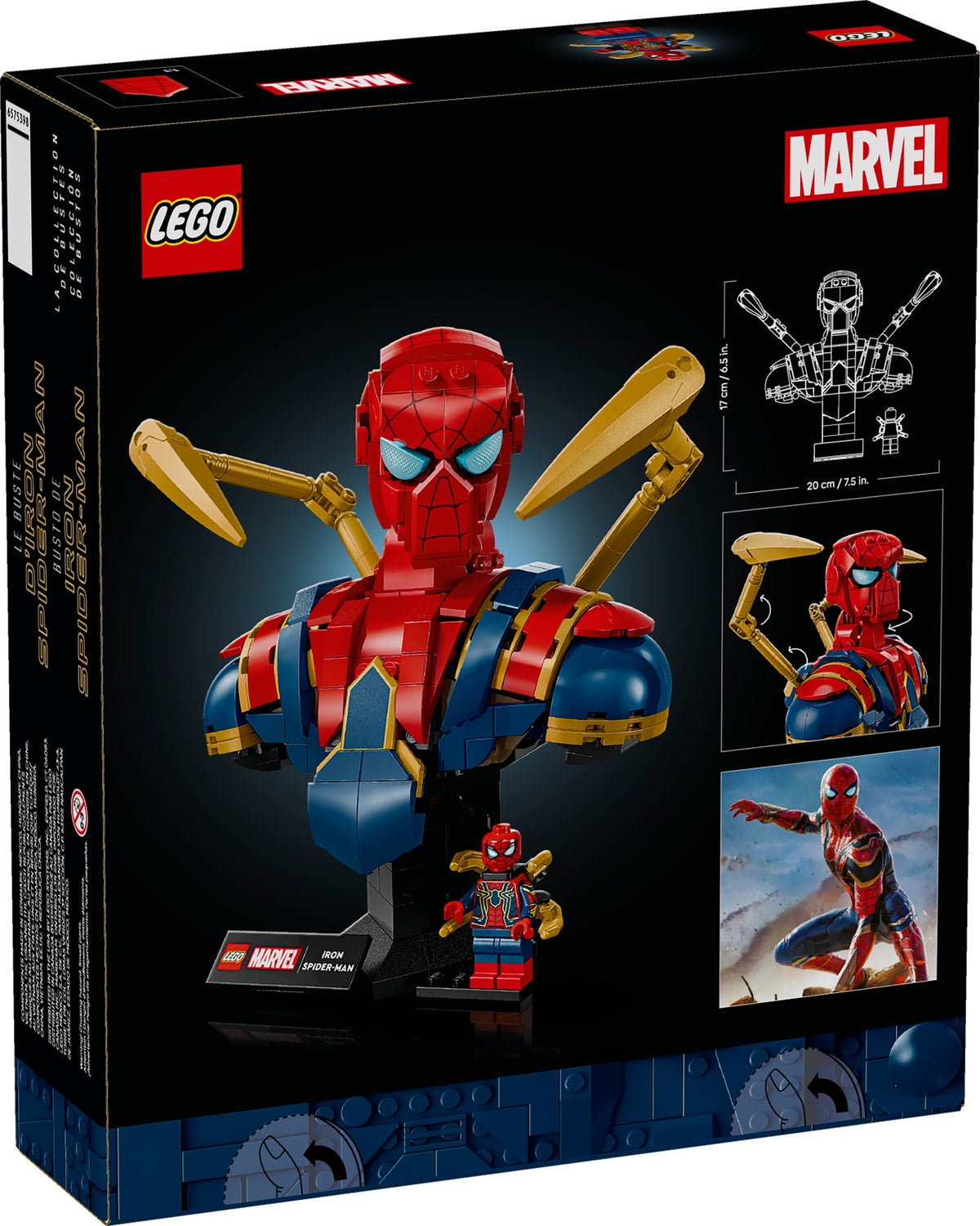 LEGO Marvel Super Heroes 76326 Iron Spider-Man Büste