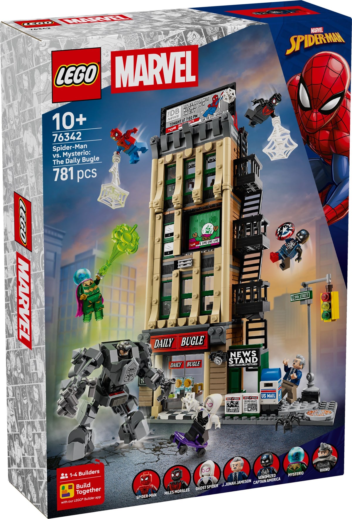LEGO Marvel Super Heroes 76342 Spider-Man vs. Mysterio: Daily Bugle