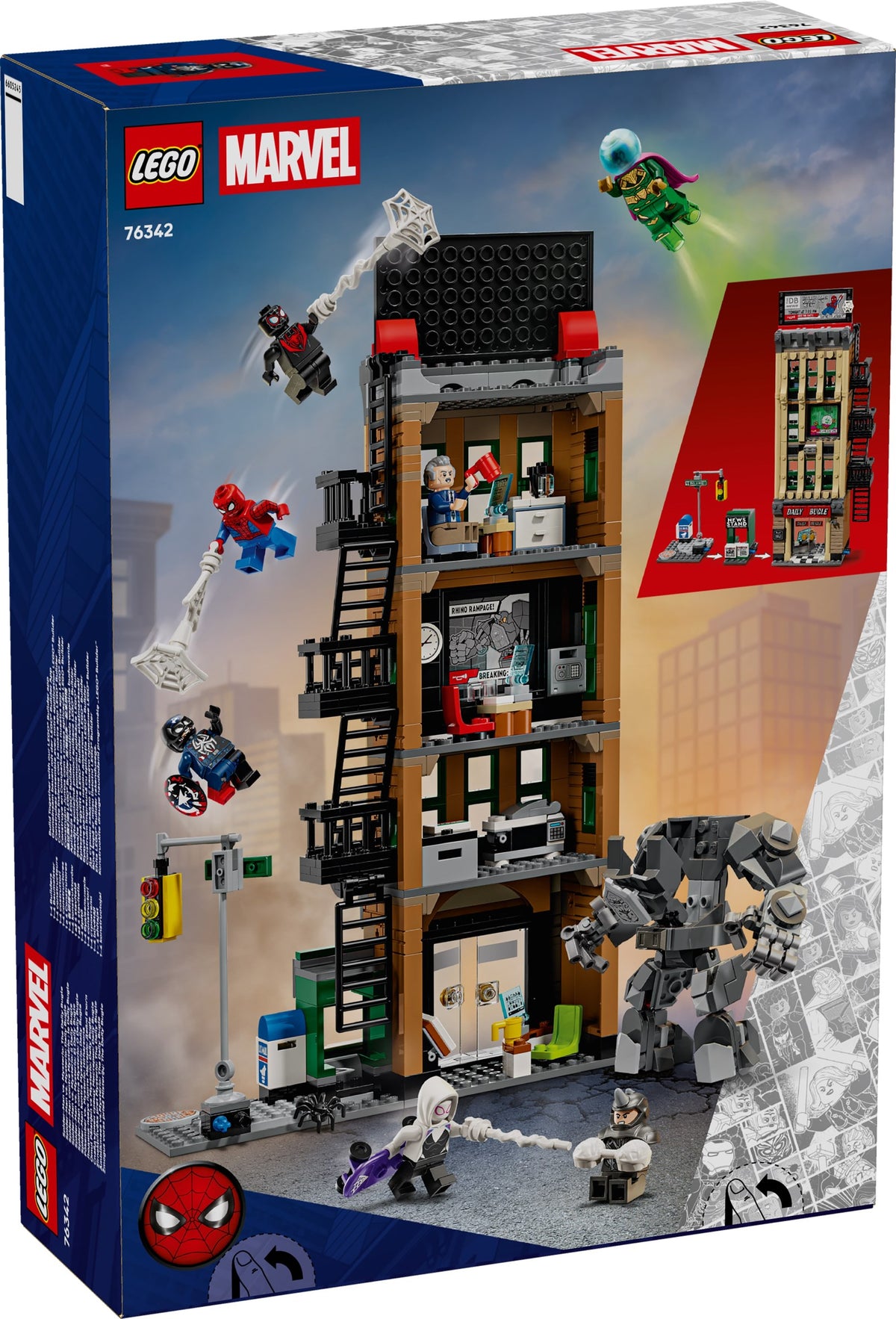 LEGO Marvel Super Heroes 76342 Spider-Man vs. Mysterio: Daily Bugle