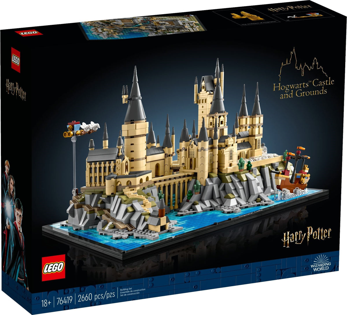 LEGO Harry Potter 76419 Schloss Hogwarts mit Schlossgelände