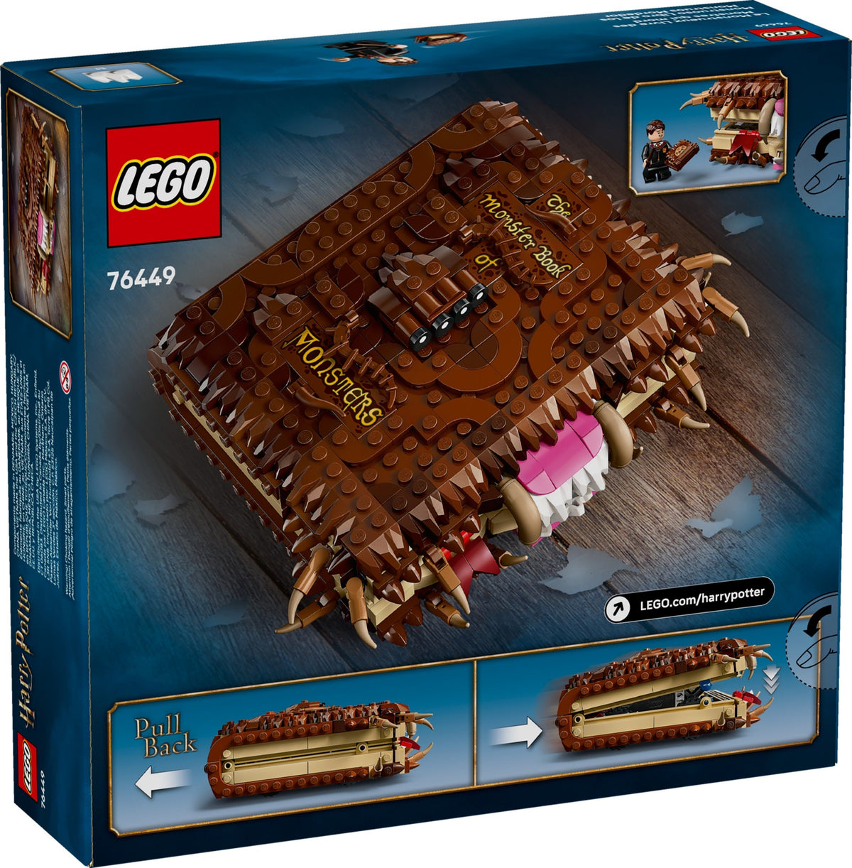 LEGO Harry Potter 76449 Beißendes Monsterbuch der Monster