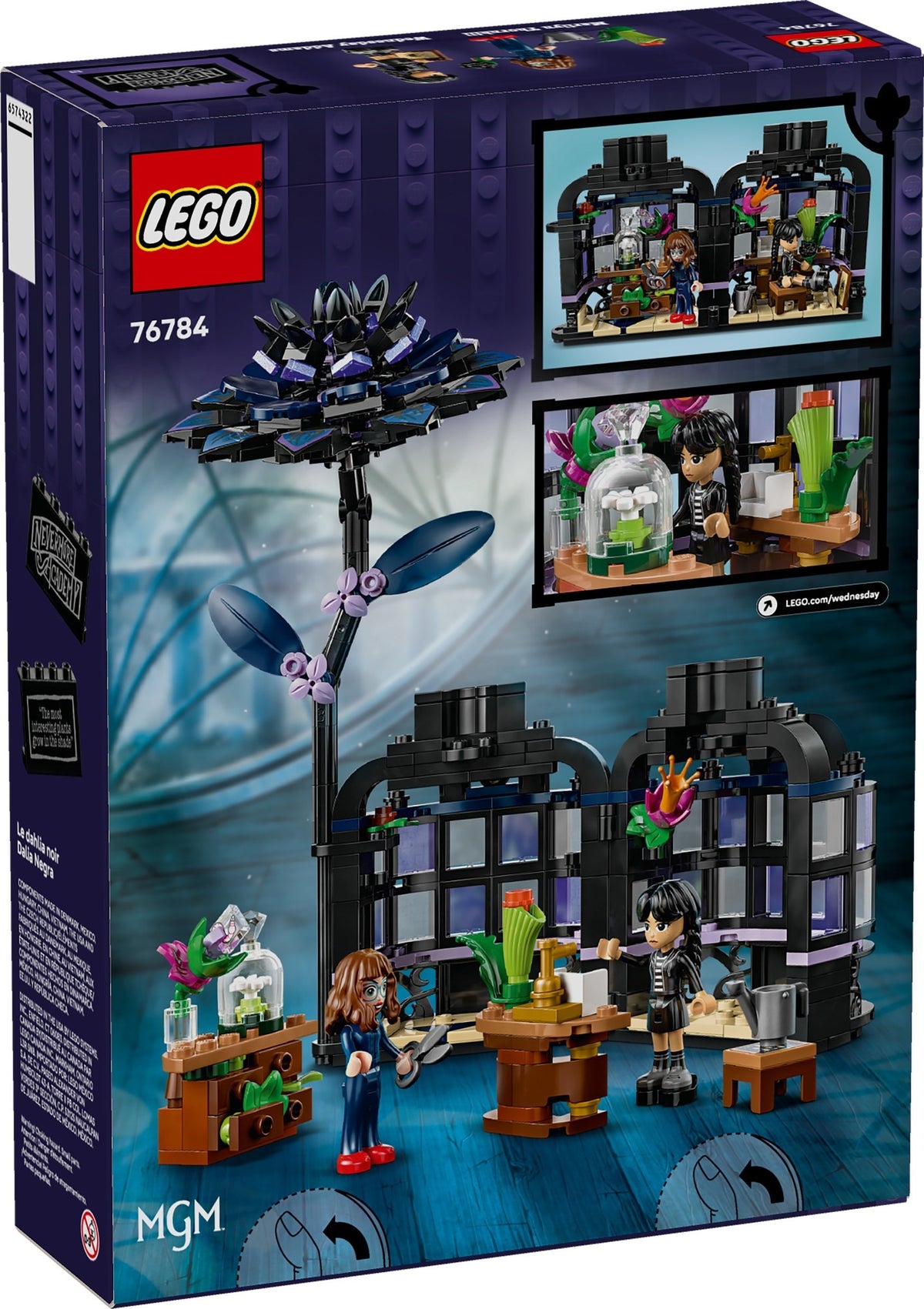 LEGO Wednesday 76784 Schwarze Dahlie