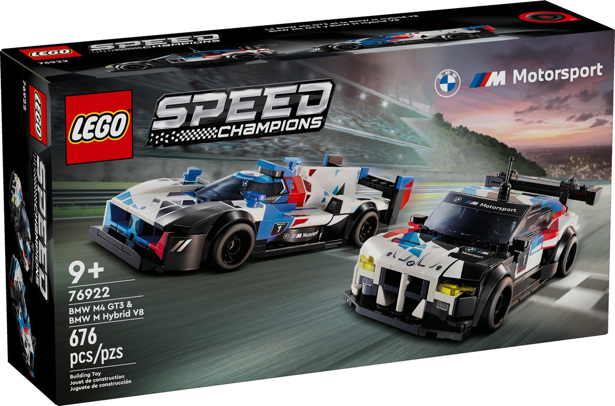 LEGO Speed Champions 76922 BMW M4 GT3 &amp; BMW M Hybrid V8 Rennwagen