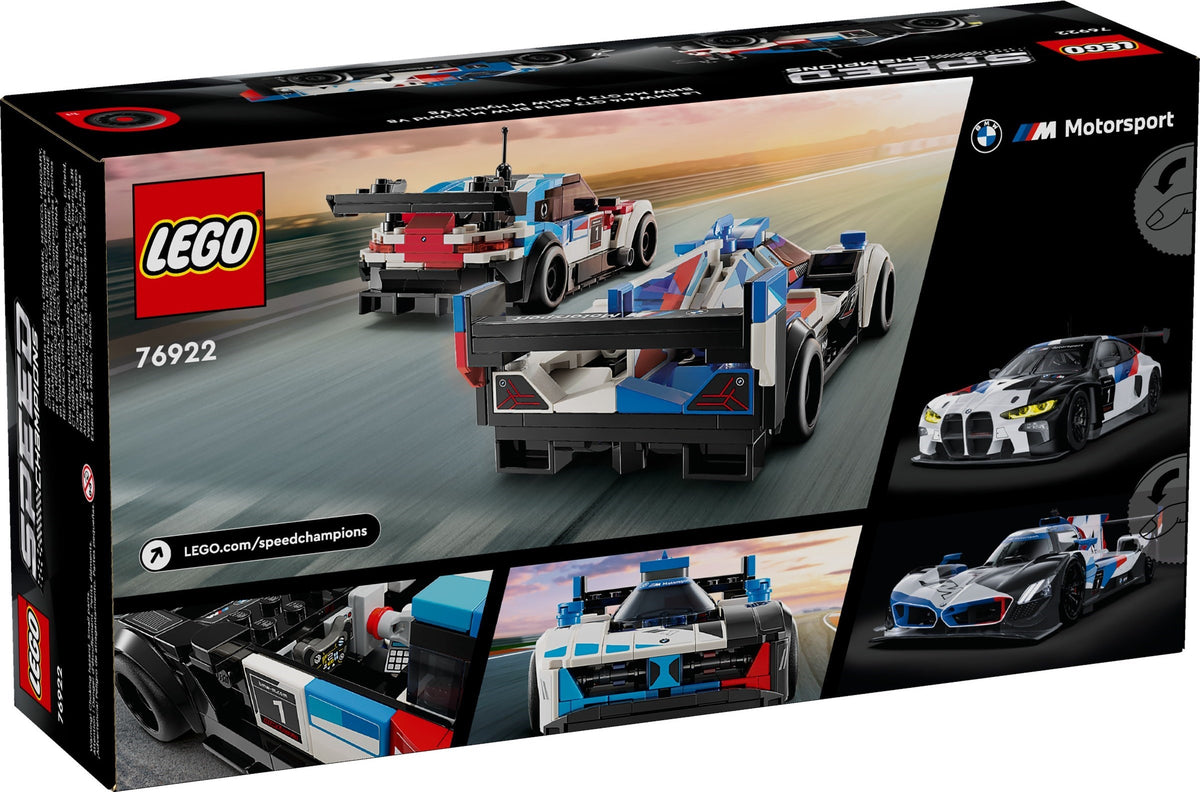 LEGO Speed Champions 76922 BMW M4 GT3 &amp; BMW M Hybrid V8 Rennwagen