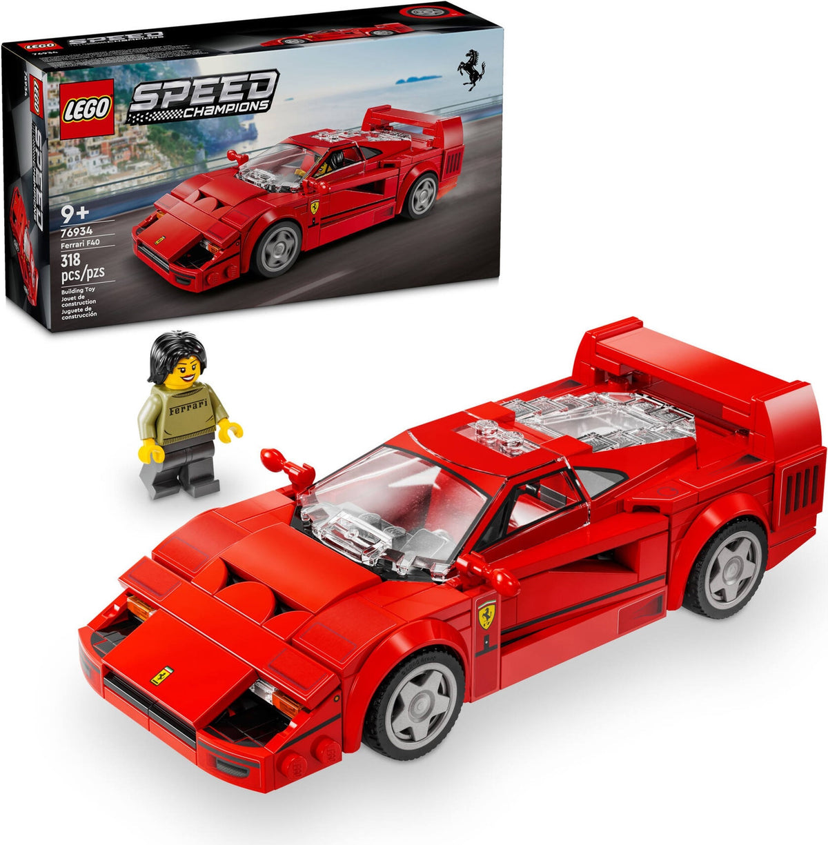 LEGO Speed Champions 76934 Ferrari F40 Supersportwagen