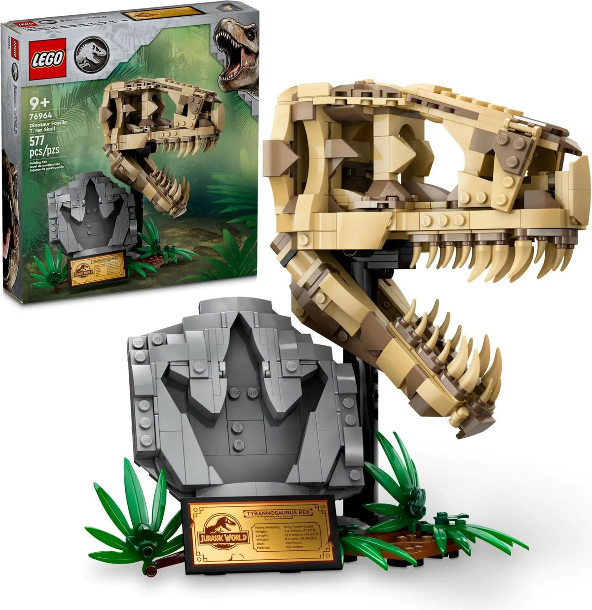 LEGO JURASSIC WORLD 76964 Dinosaurier-Fossilien: T.-rex-Kopf