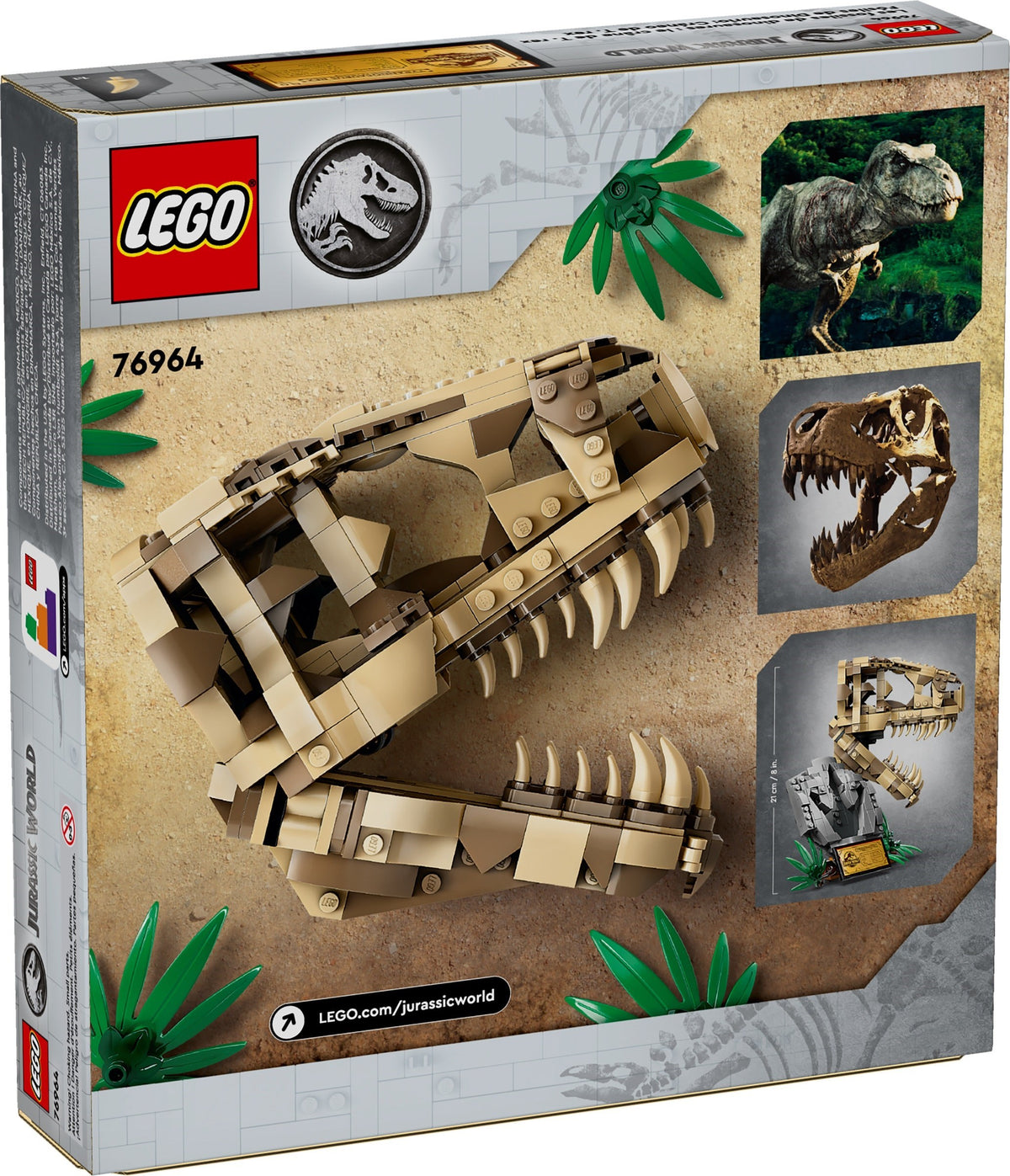 LEGO JURASSIC WORLD 76964 Dinosaurier-Fossilien: T.-rex-Kopf