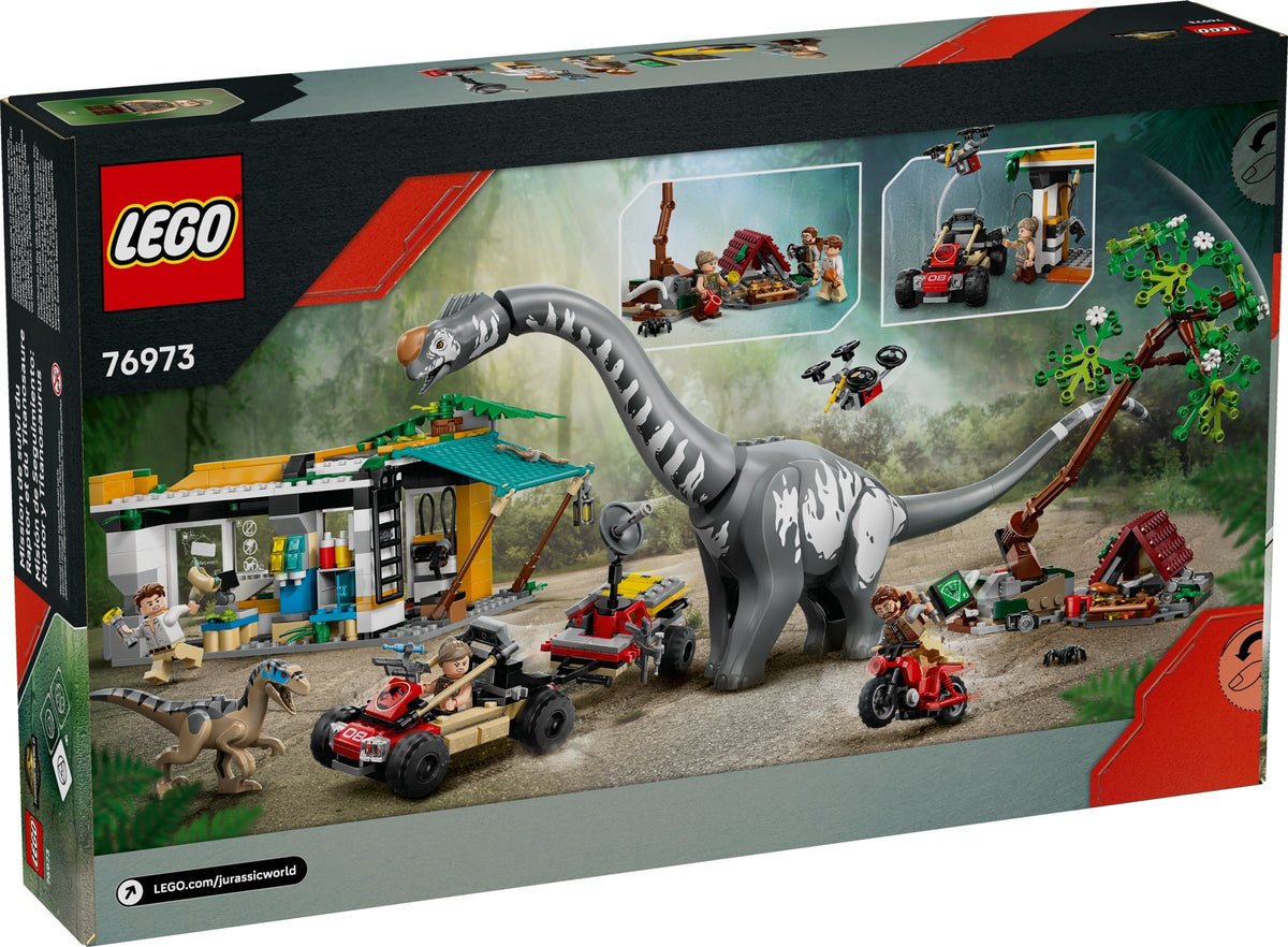 LEGO JURASSIC WORLD 76973 Raptor & Titanosaurus: Große Fährtensuche