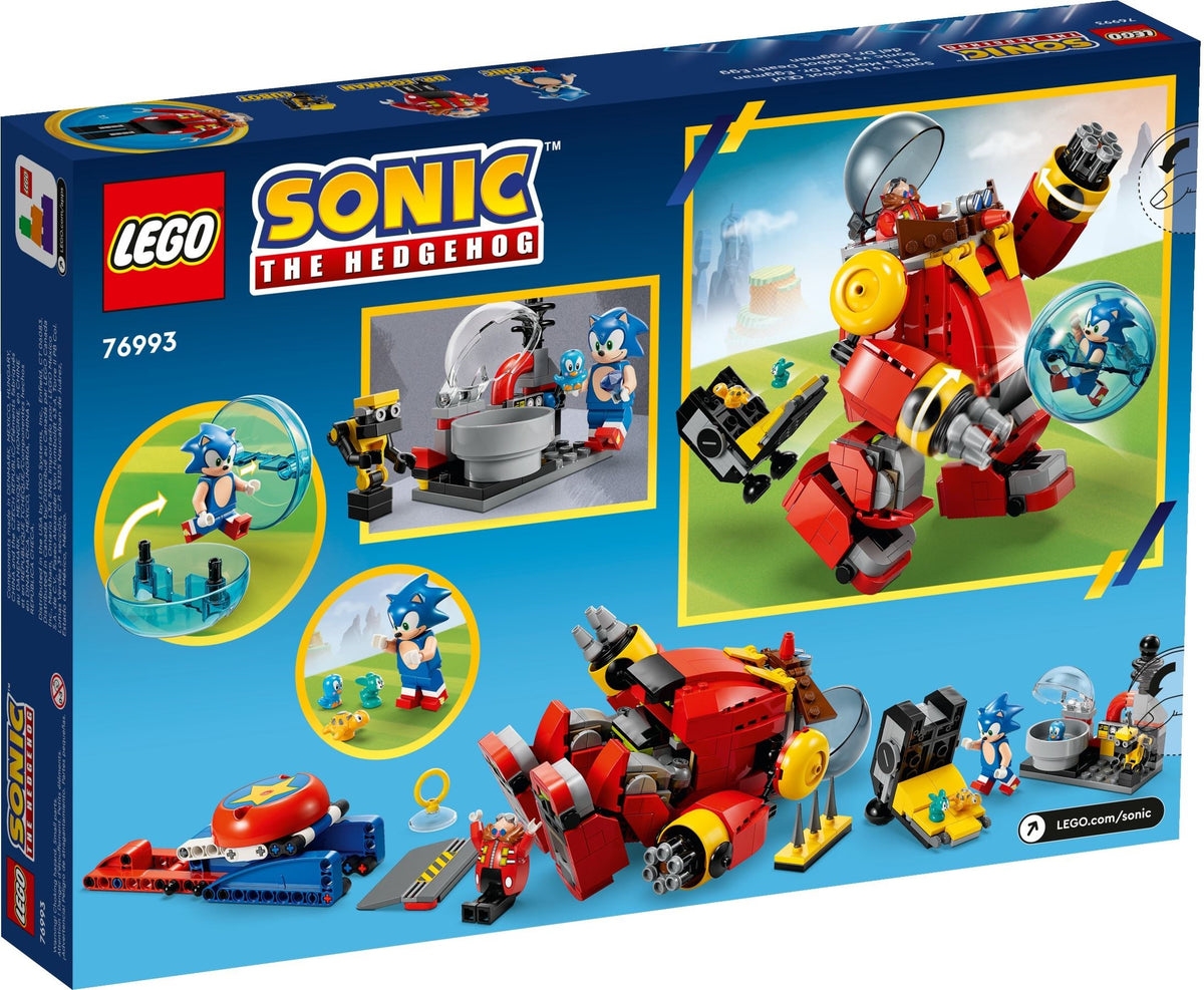 LEGO Sonic the Hedgehog 76993 Sonic vs. Dr. Eggmans Death Egg Robot