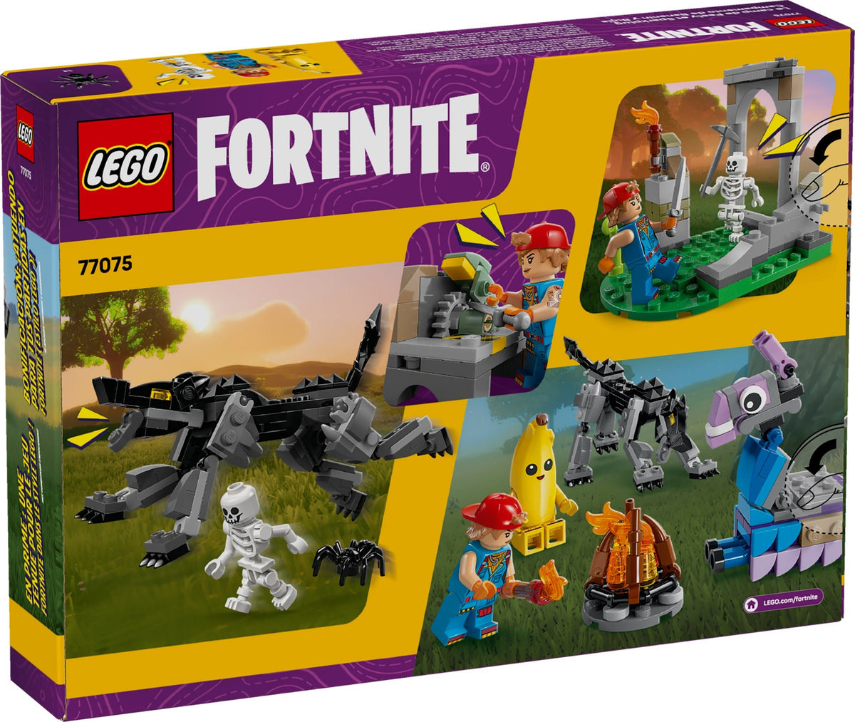 LEGO Fortnite 77075 Das Lager von Schali und der Zündkerzenkünstlerin