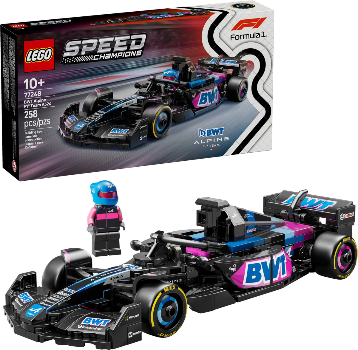LEGO Speed Champions 77248 BWT Alpine F1® Team A524