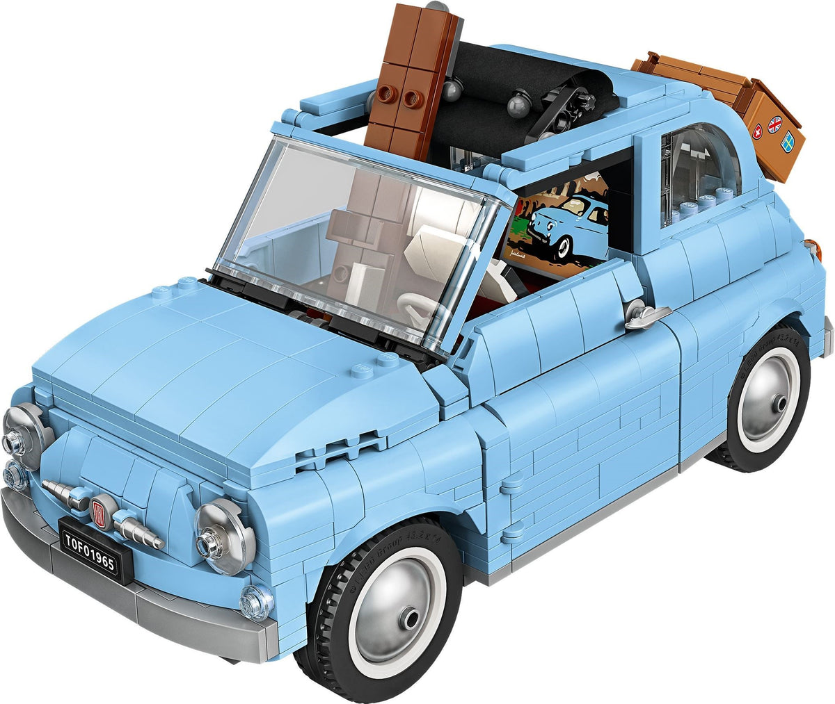 LEGO Creator EXPERT 77942 blauer Fiat 500