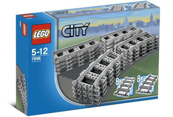 LEGO City 7896 Gerade und gebogene Schienen