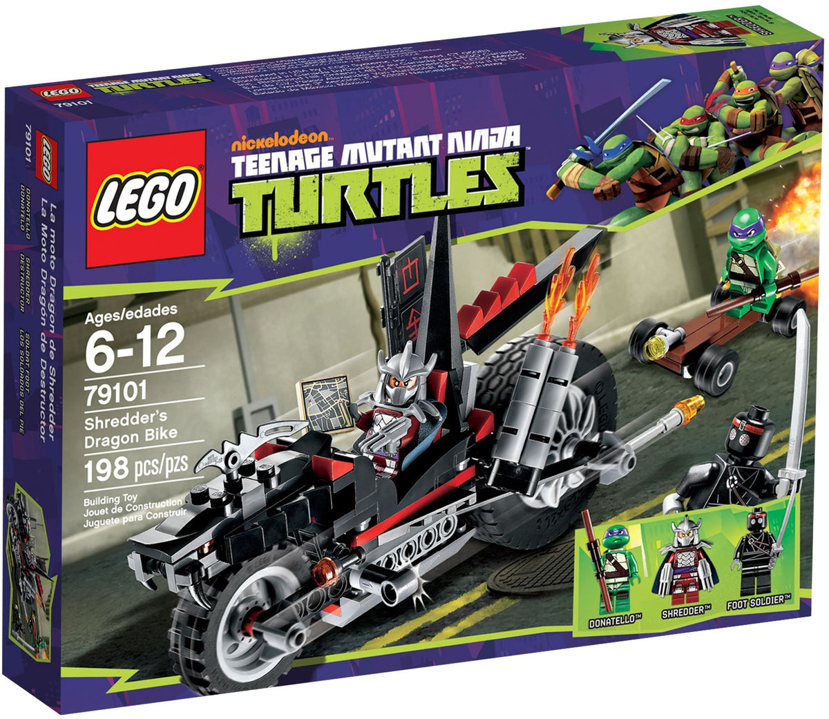 LEGO Teenage Mutant Ninja Turtles 79101 Shredders Turbobike