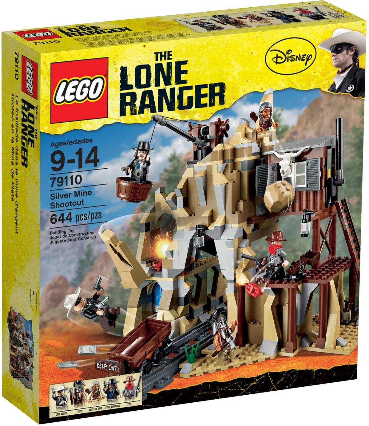 LEGO Lone Ranger 79110 Gefahr in der Silbermine