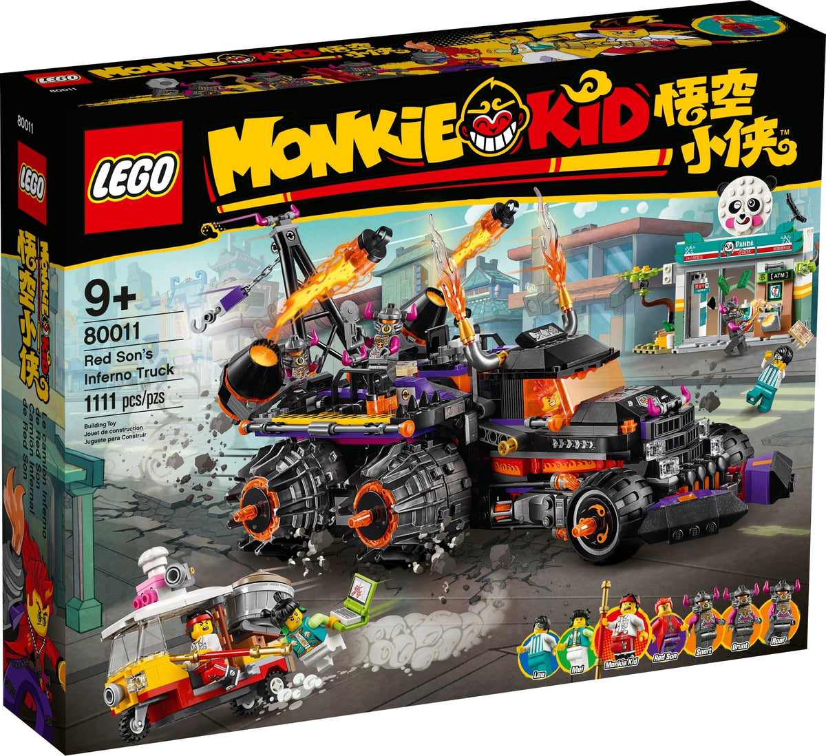 LEGO Monkie Kid 80011 Red Sons Inferno-Truck