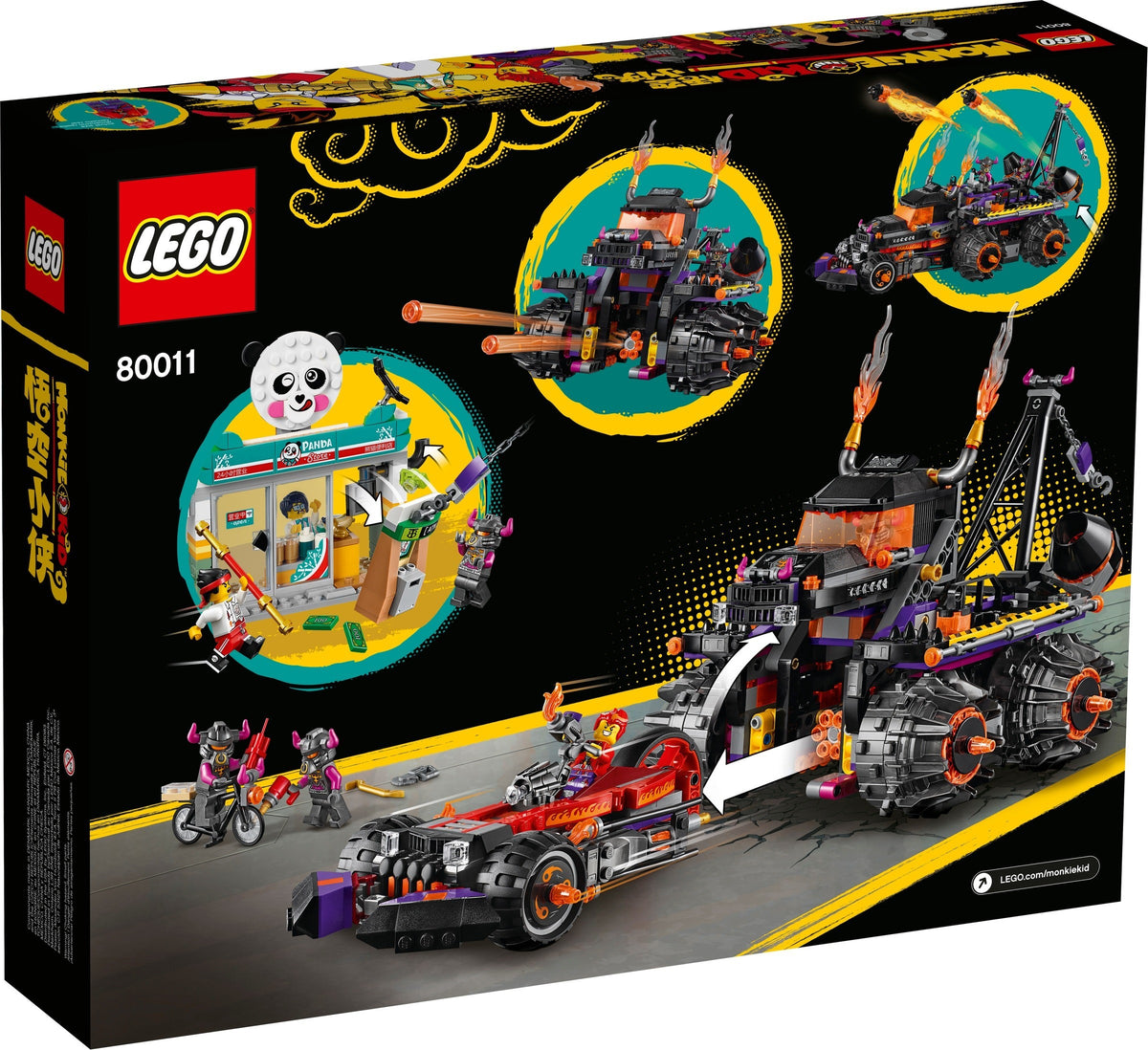 LEGO Monkie Kid 80011 Red Sons Inferno-Truck