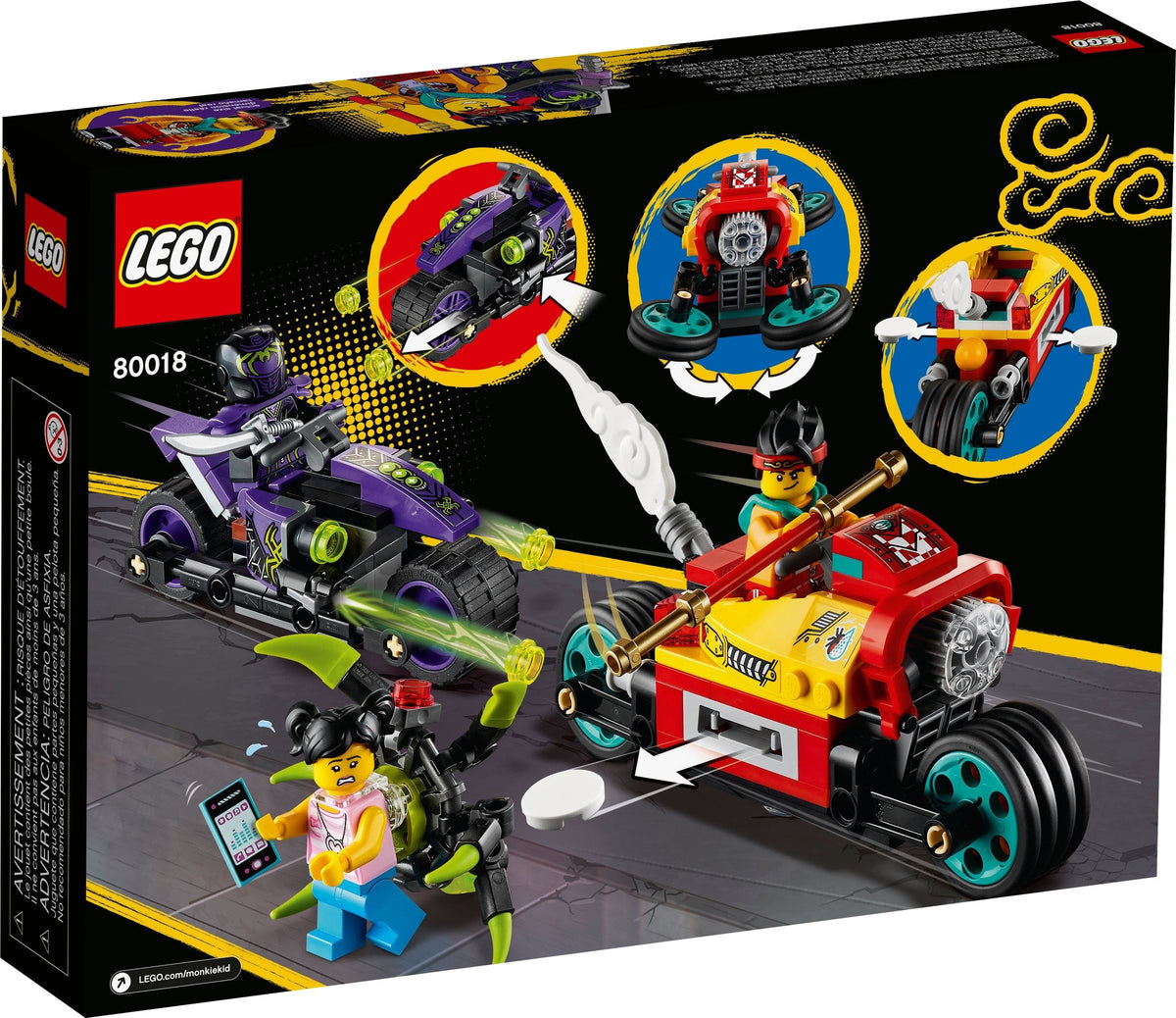 LEGO Monkie Kid 80018 Wolken-Bike