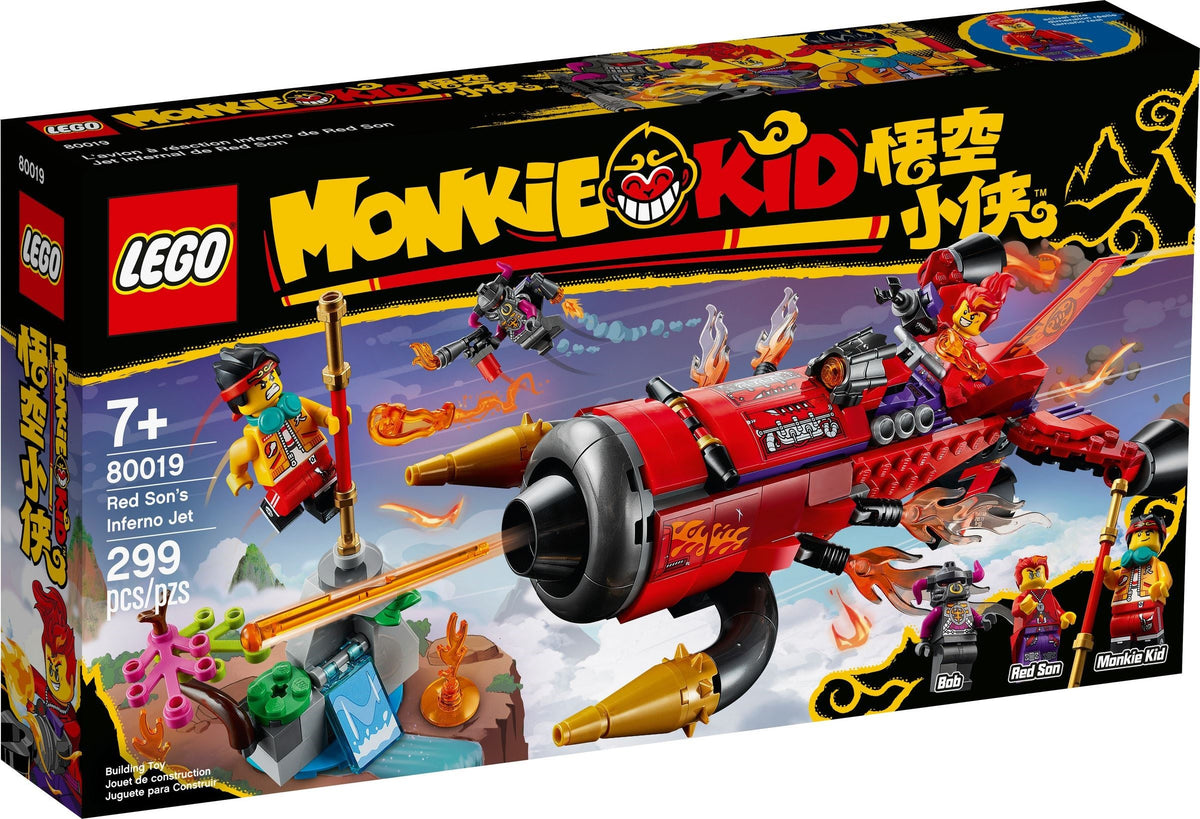 LEGO Monkie Kid 80019 Red Sons Inferno-Jet