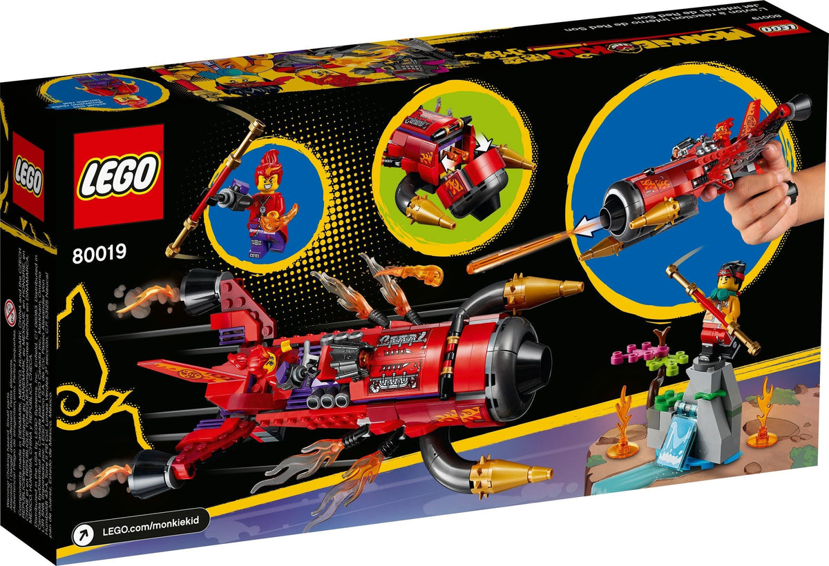 LEGO Monkie Kid 80019 Red Sons Inferno-Jet