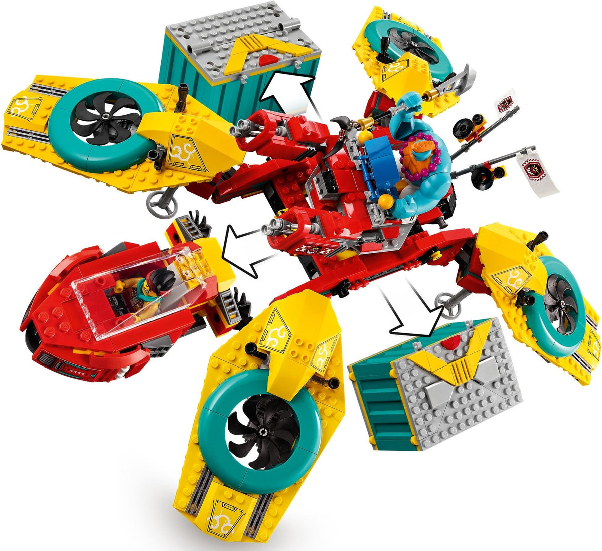 LEGO Monkie Kid 80023 Hubschrauberdrohne