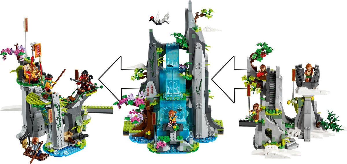 LEGO Monkie Kid 80024 Der legendäre Berg der Blumen und Früchte