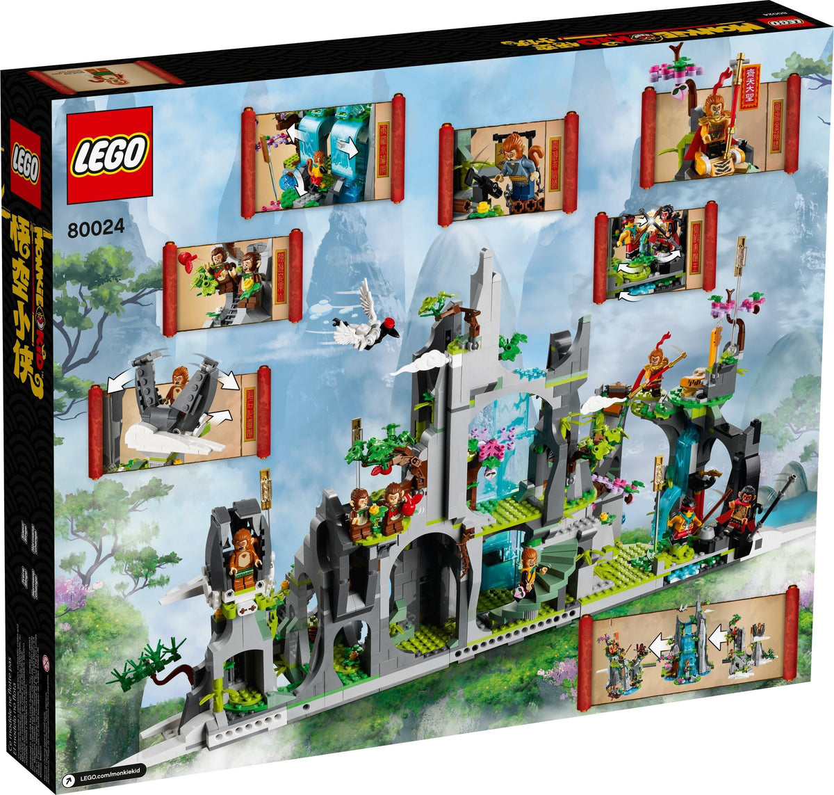 LEGO Monkie Kid 80024 Der legendäre Berg der Blumen und Früchte