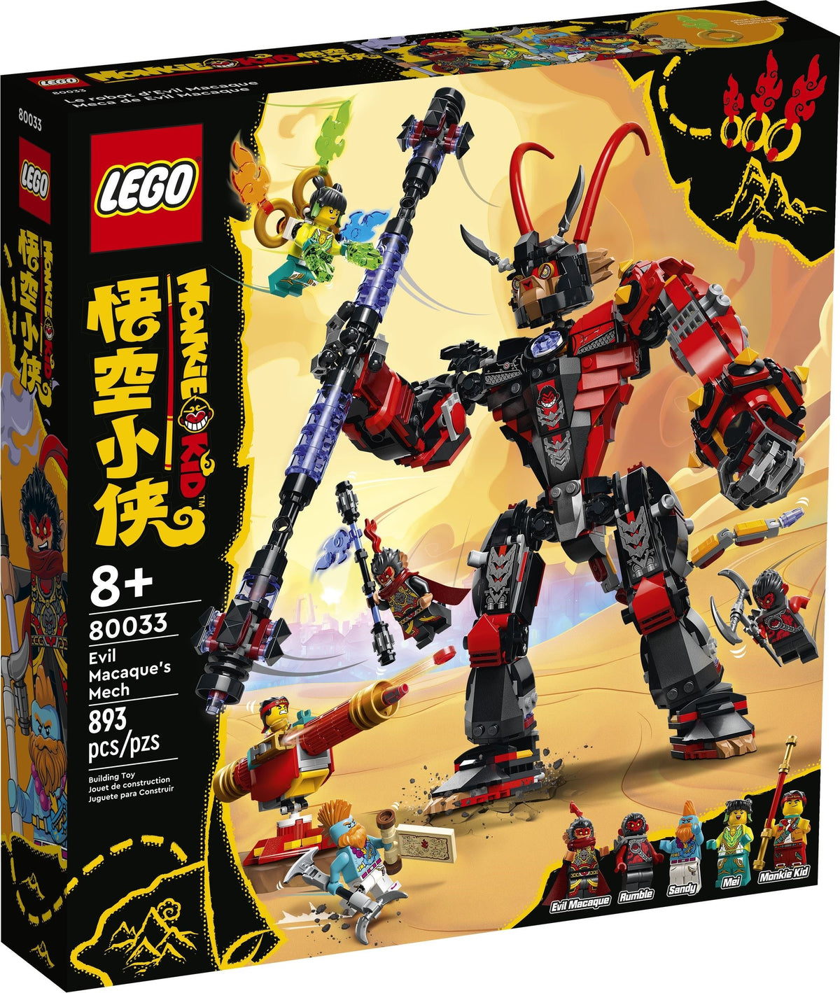 LEGO Monkie Kid 80033 Mech von Evil Macaque