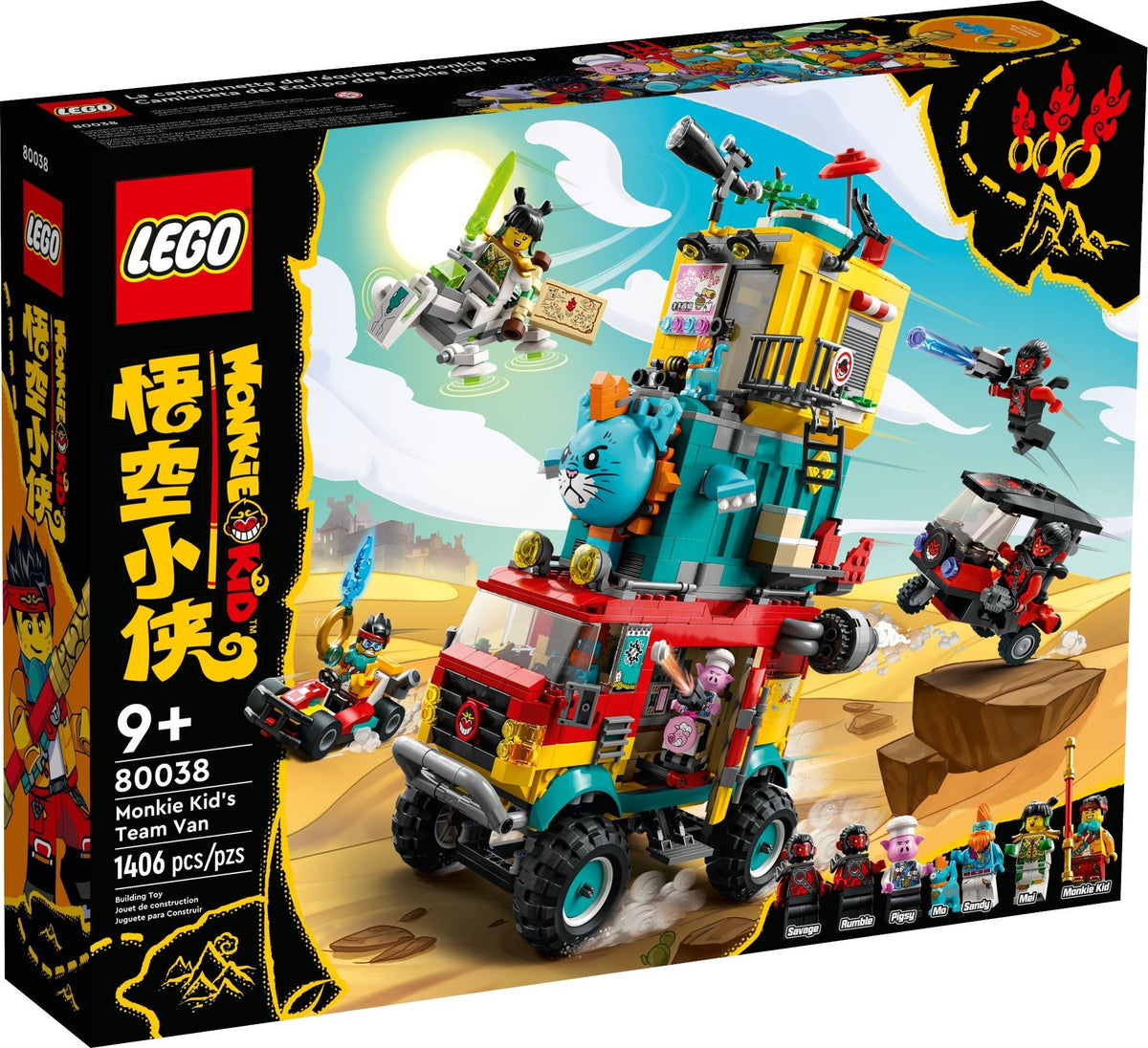 LEGO Monkie Kid 80038 Monkie Kids Teamtransporter
