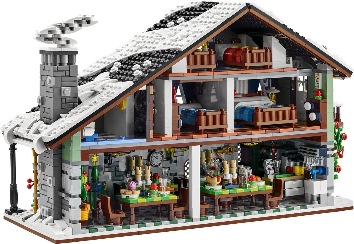 LEGO Bricklink 910004 Winterliche Almhütte Chalet