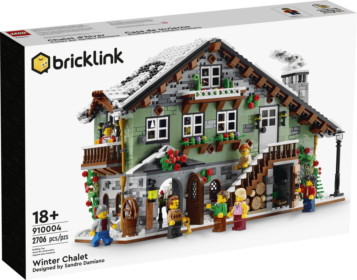 LEGO Bricklink 910004 Winterliche Almhütte Chalet