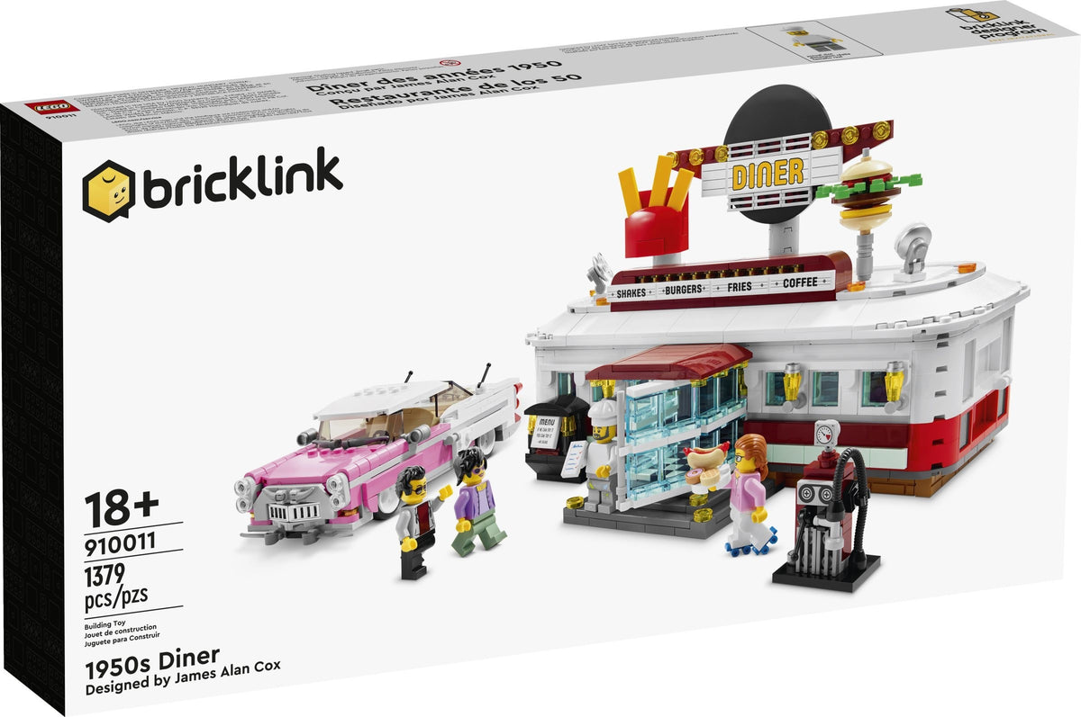 LEGO Bricklink 910011 Diner Restaurant aus den 1950er-Jahren