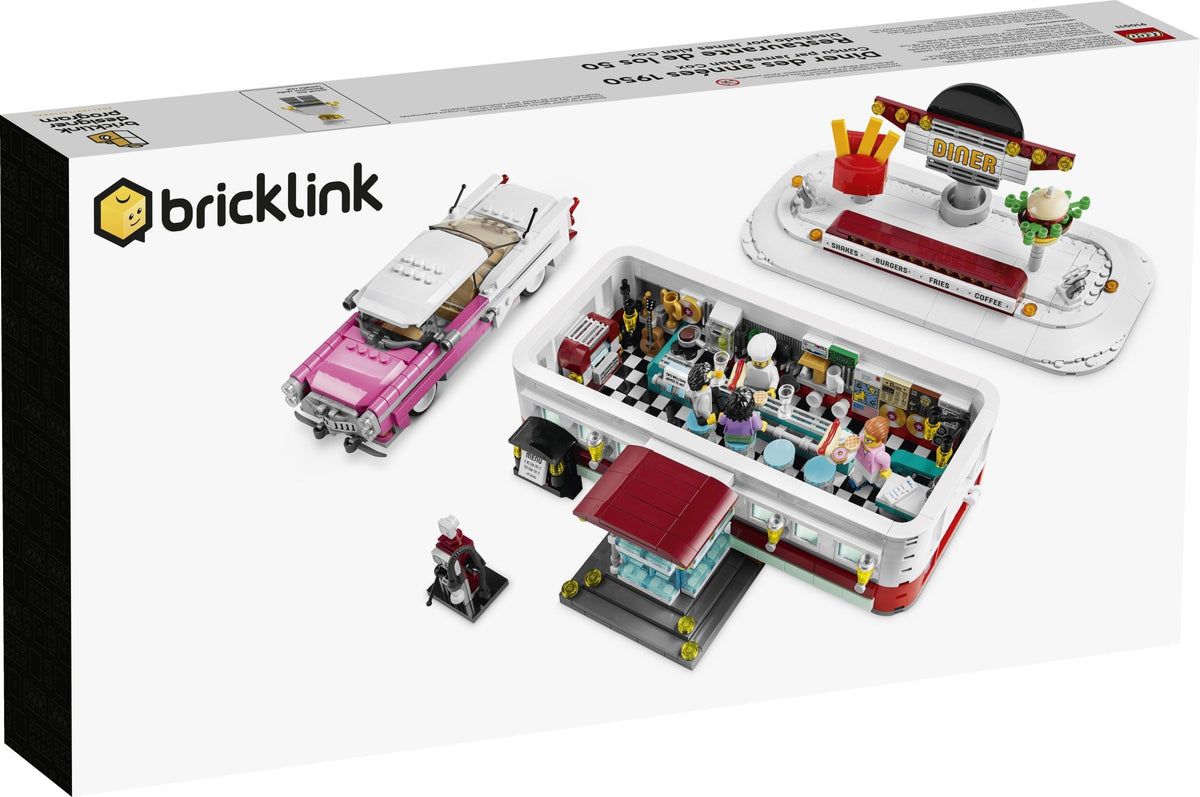 LEGO Bricklink 910011 Diner Restaurant aus den 1950er-Jahren