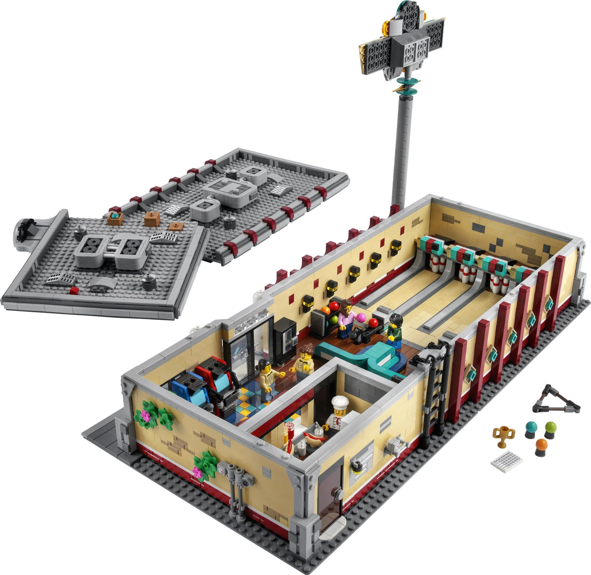 LEGO Bricklink 910013 Retro-Bowlingbahn