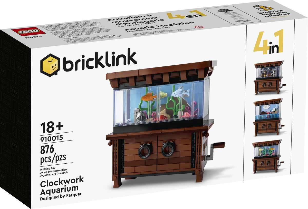 LEGO Bricklink 910015 Uhrwerk Aquarium
