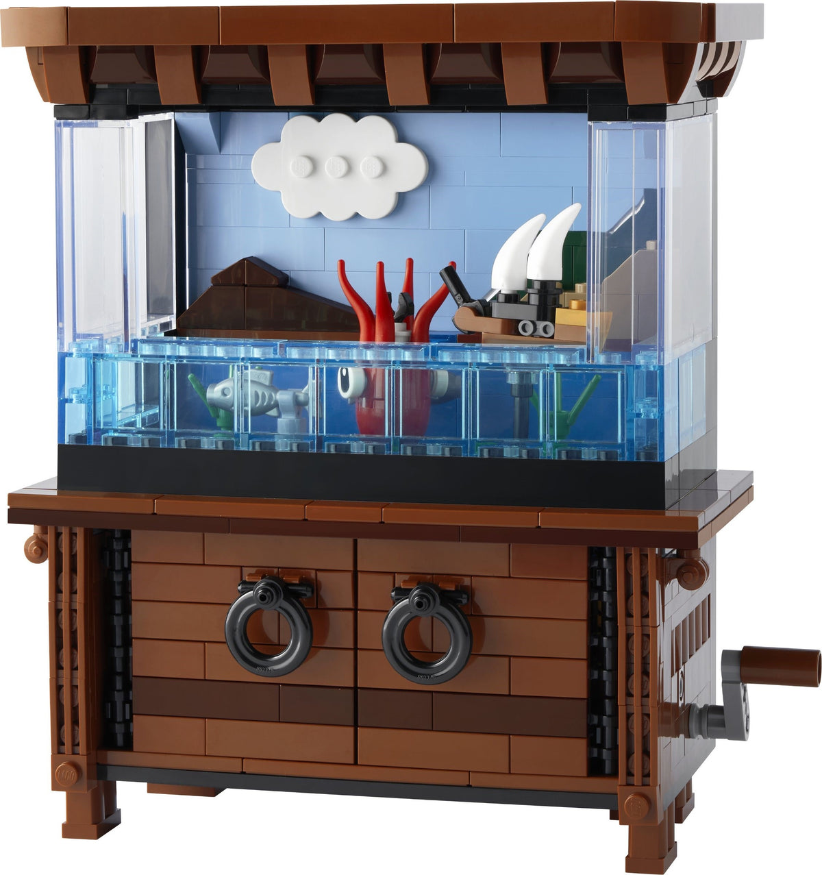 LEGO Bricklink 910015 Uhrwerk Aquarium