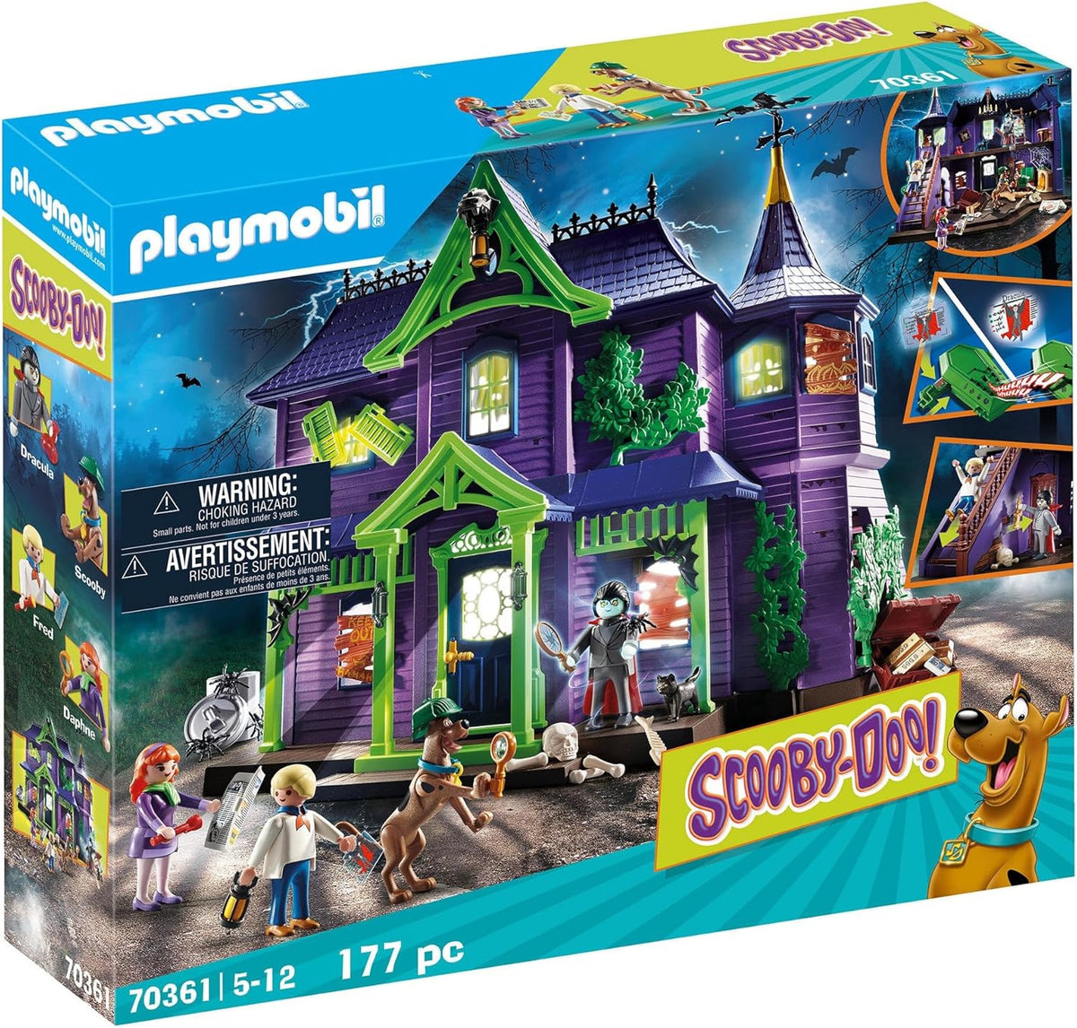 PLAYMOBIL 70361 SCOOBY-DOO! Abenteuer im Geisterhaus