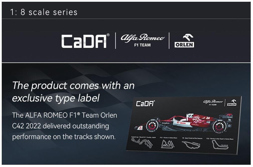 CaDA C64005W Alfa Romeo Racing