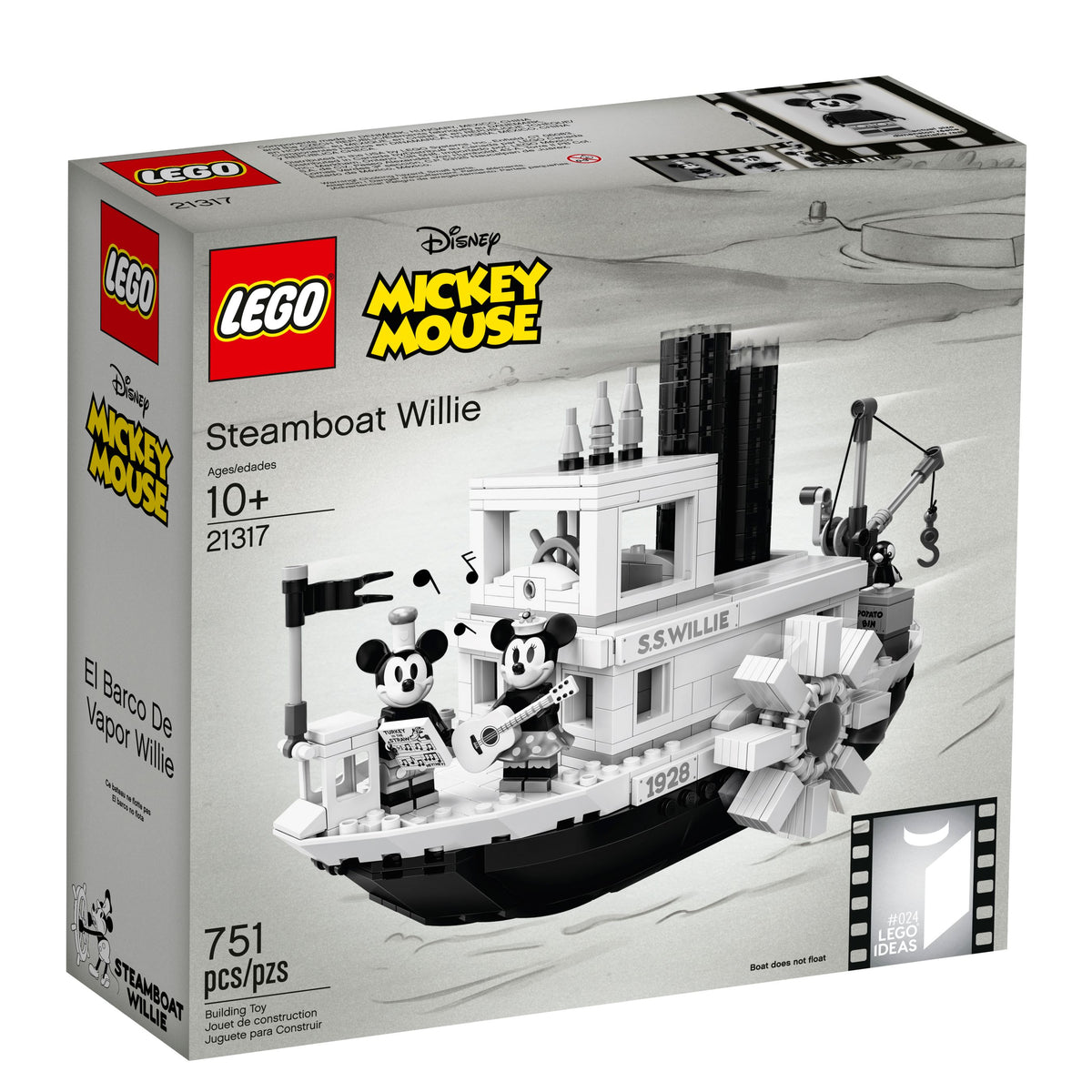 LEGO Ideas 21317 Steamboat Willie