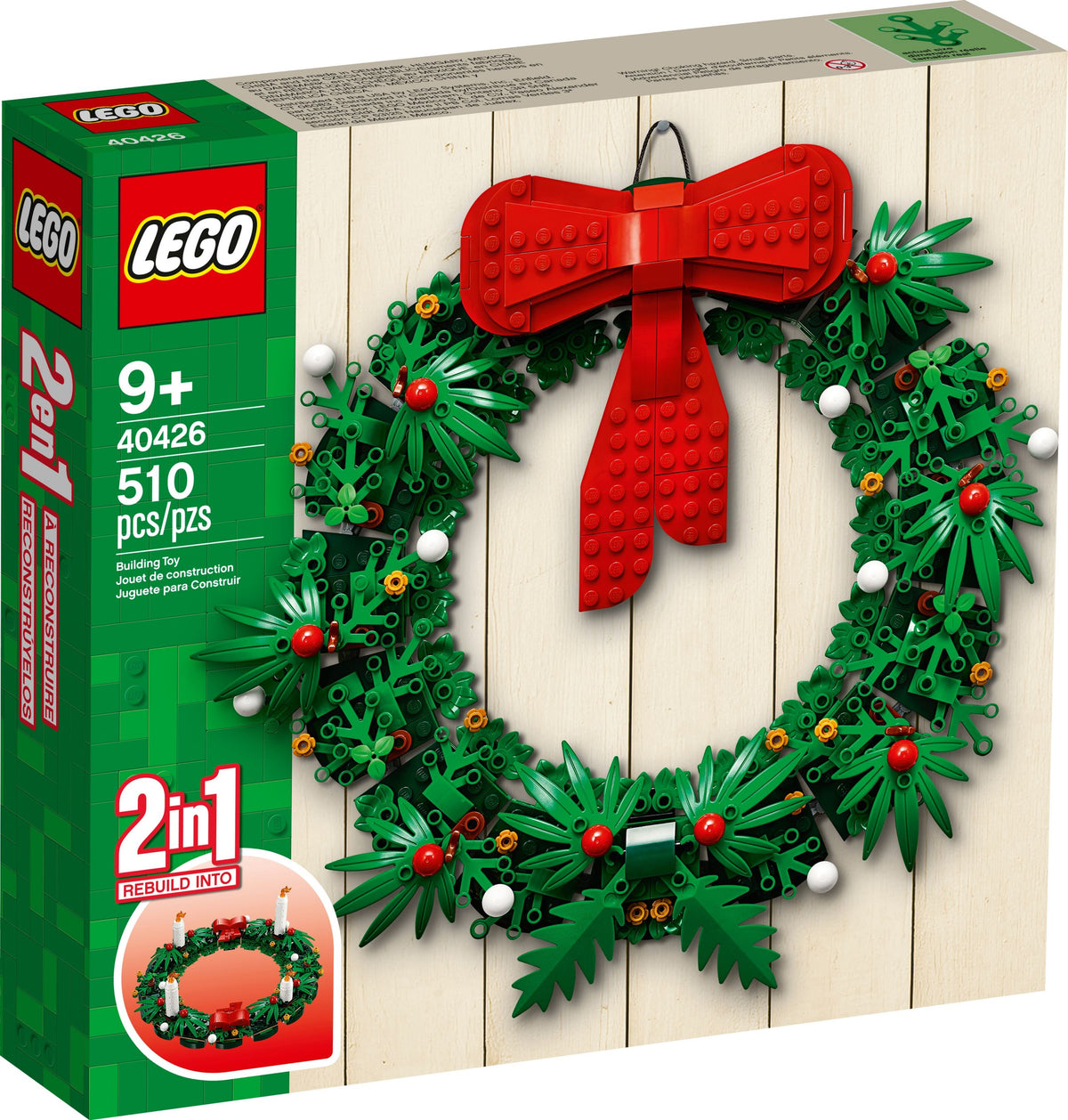 LEGO 40426 Türkranz / Adventskranz 2in1