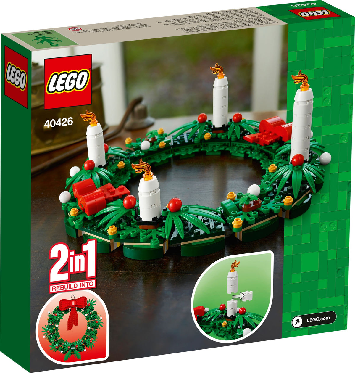 LEGO 40426 Türkranz / Adventskranz 2in1