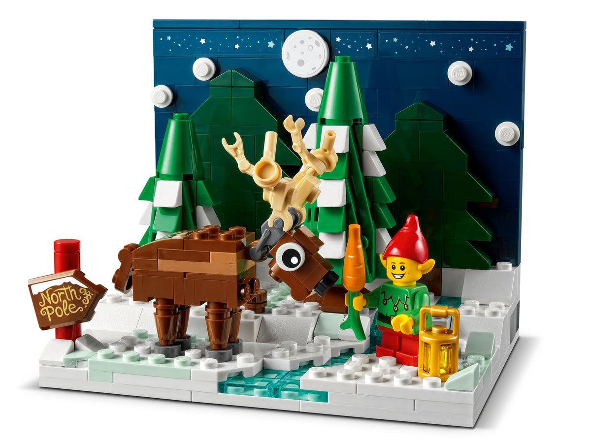 LEGO 40484 Vorgarten des Weihnachtsmanns